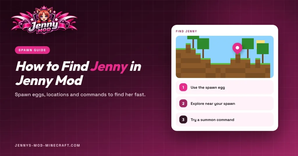 How to Find Jenny in Jenny Mod: Spawn Location and Easy Methods
